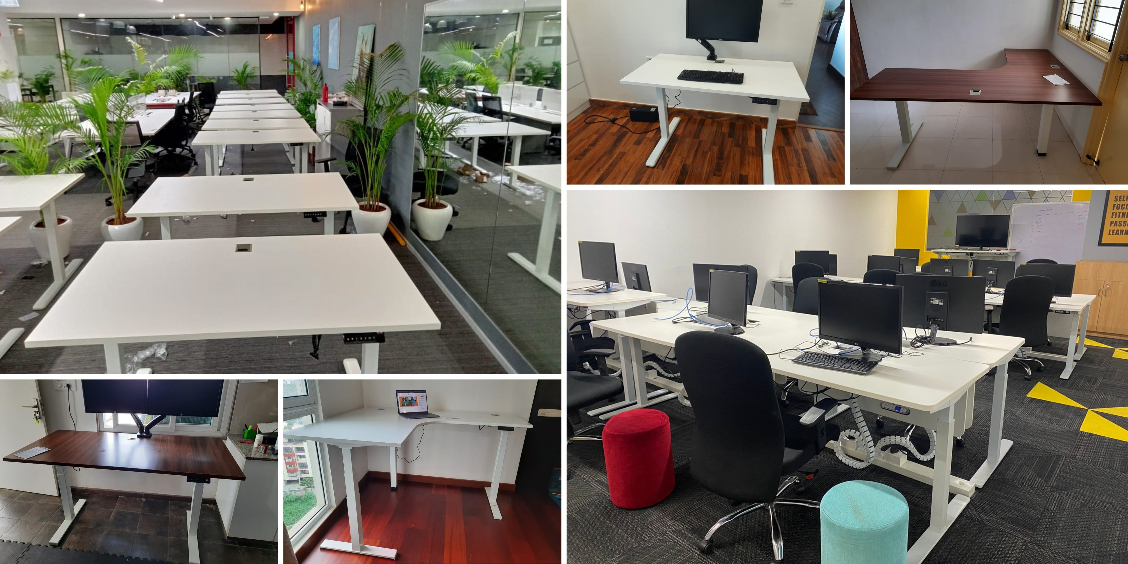 height adjustable table installation photo