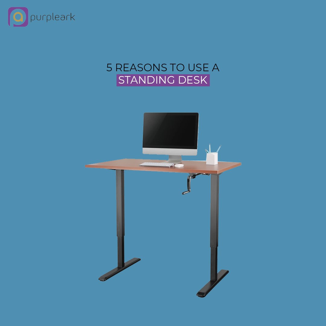 5 Reasons To Use a Standing Desk - Purpleark