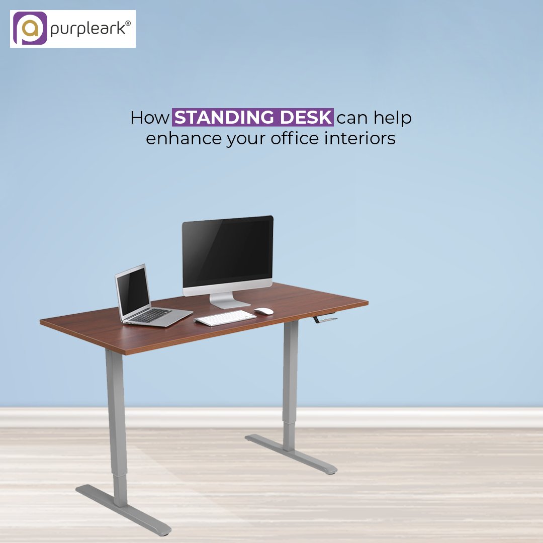 How Standing Desk Can help enhance Your Office Interiors - Purpleark