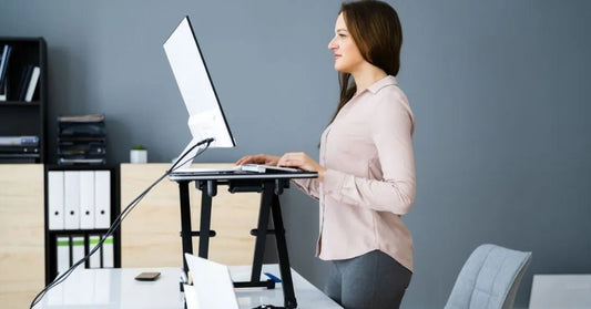 How to Use Standing Desk Converters - Purpleark
