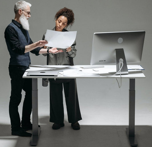 Stand Desk for Healthier Workspace - Purpleark