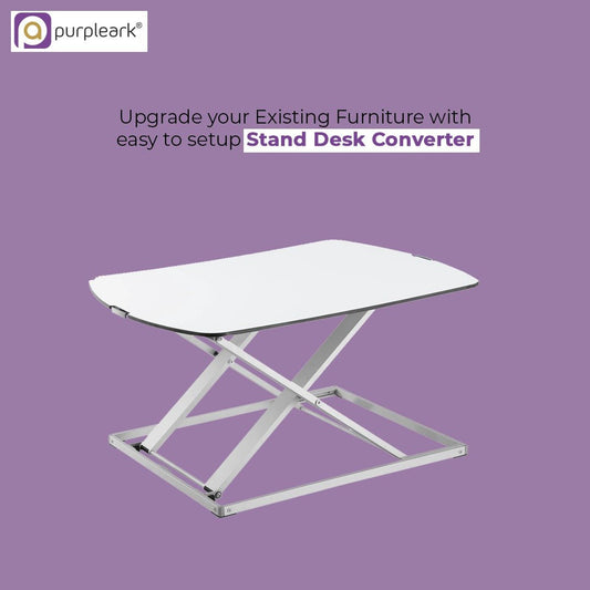 Upgrade your Existing Furniture with easy to setup stand desk converter - Purpleark