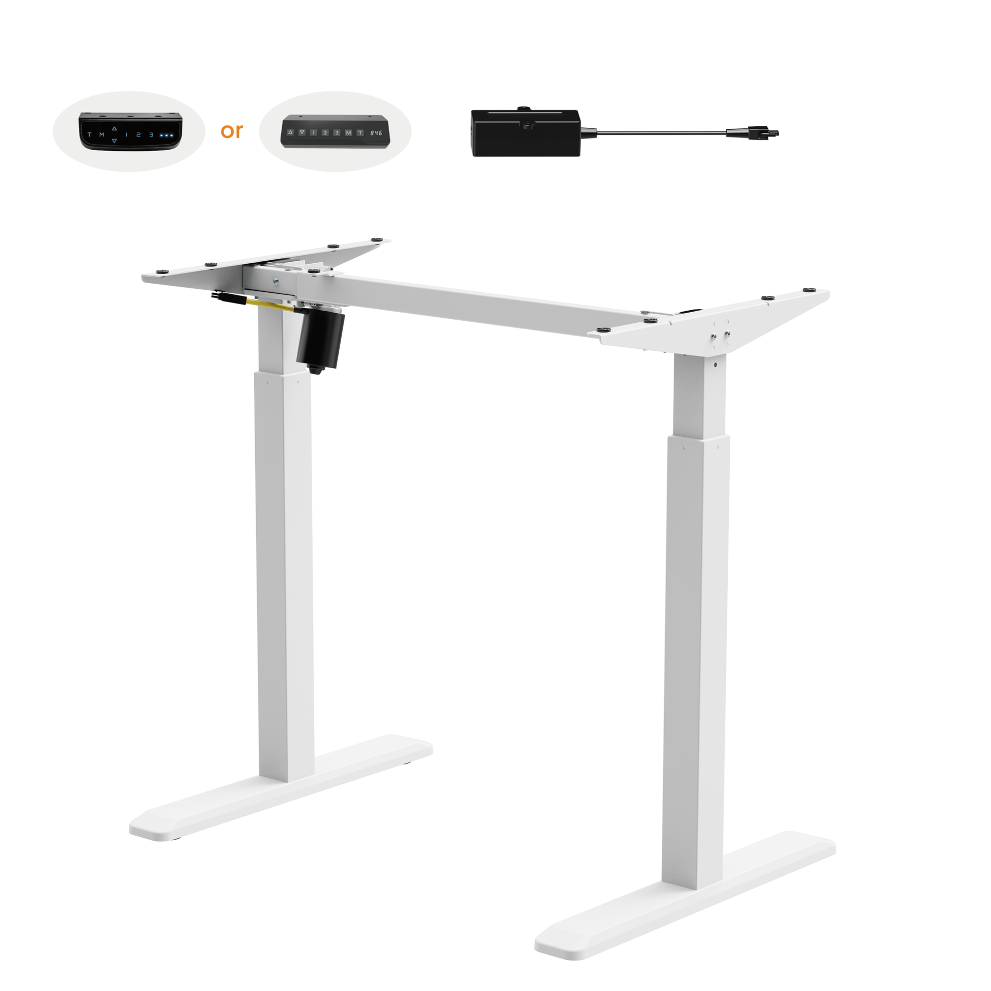 Electric Height Adjustable Standing Desk (Standard) - Frame only - Purpleark