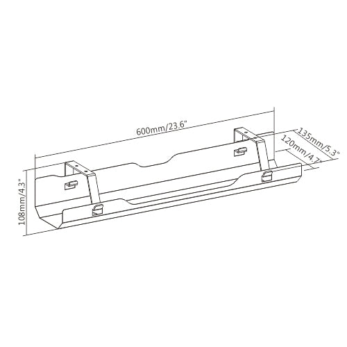 Cable Tray Organizer - Purpleark