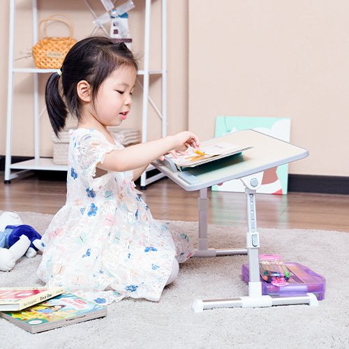 Compact Multipurpose Desk (Kids Desk) - Purpleark