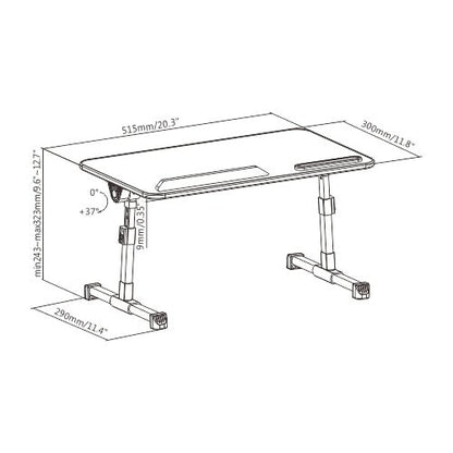Compact Multipurpose Desk (Kids Desk) - Purpleark