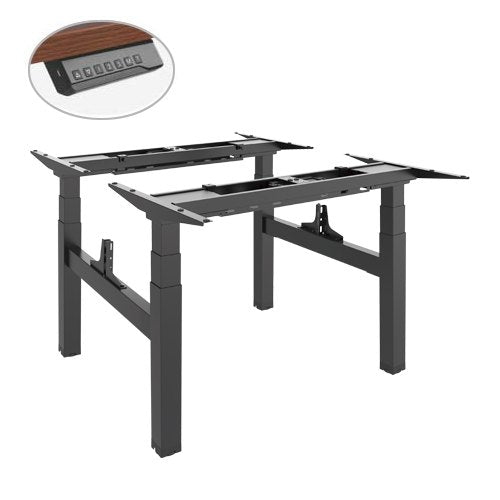 Electric Height Adjustable Table, Back to Back - Purpleark